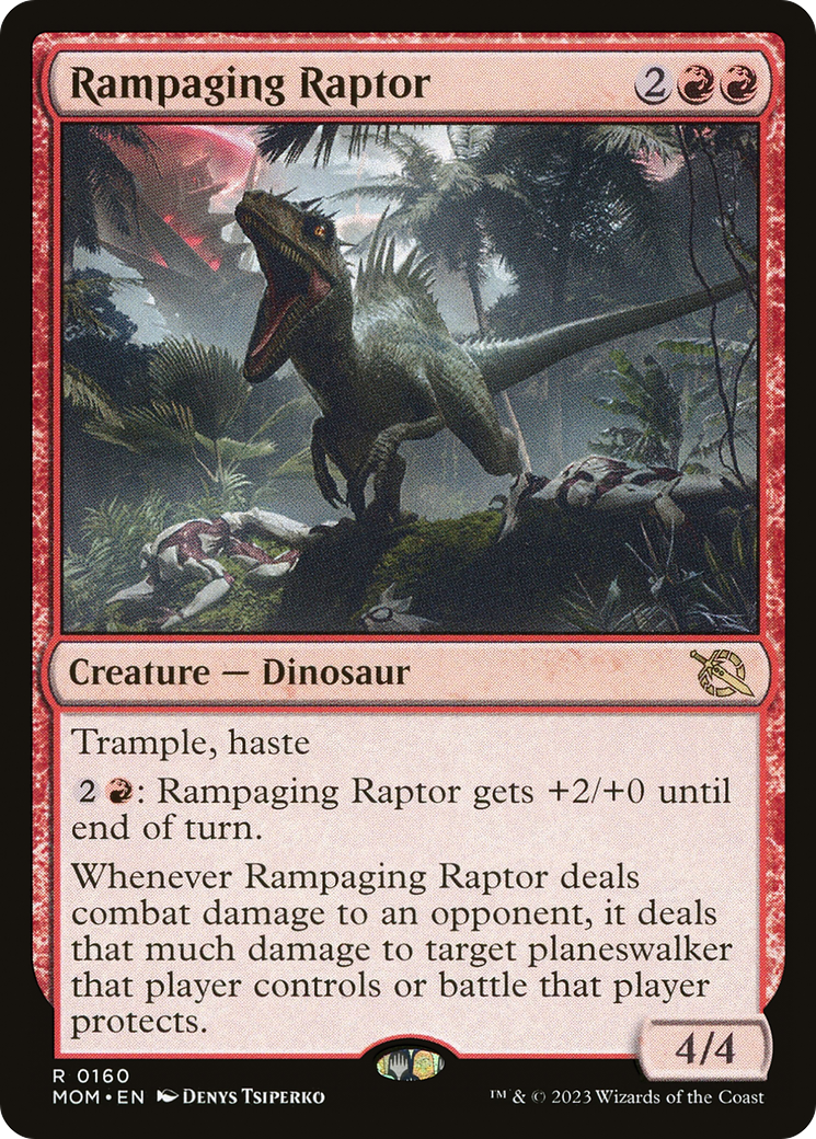 Rampaging Raptor (MOM-160) - March of the Machine