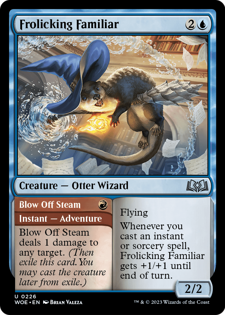 Frolicking Familiar (WOE-226) - Wilds of Eldraine Foil