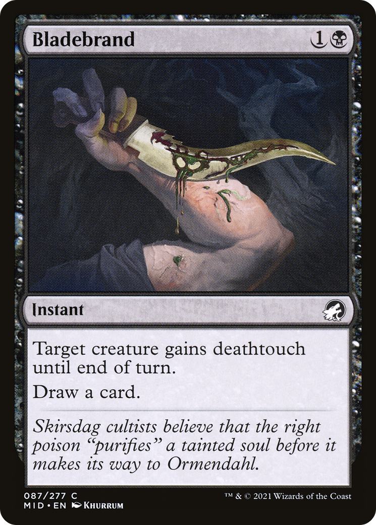 Bladebrand (MID-087) - Innistrad: Midnight Hunt Foil