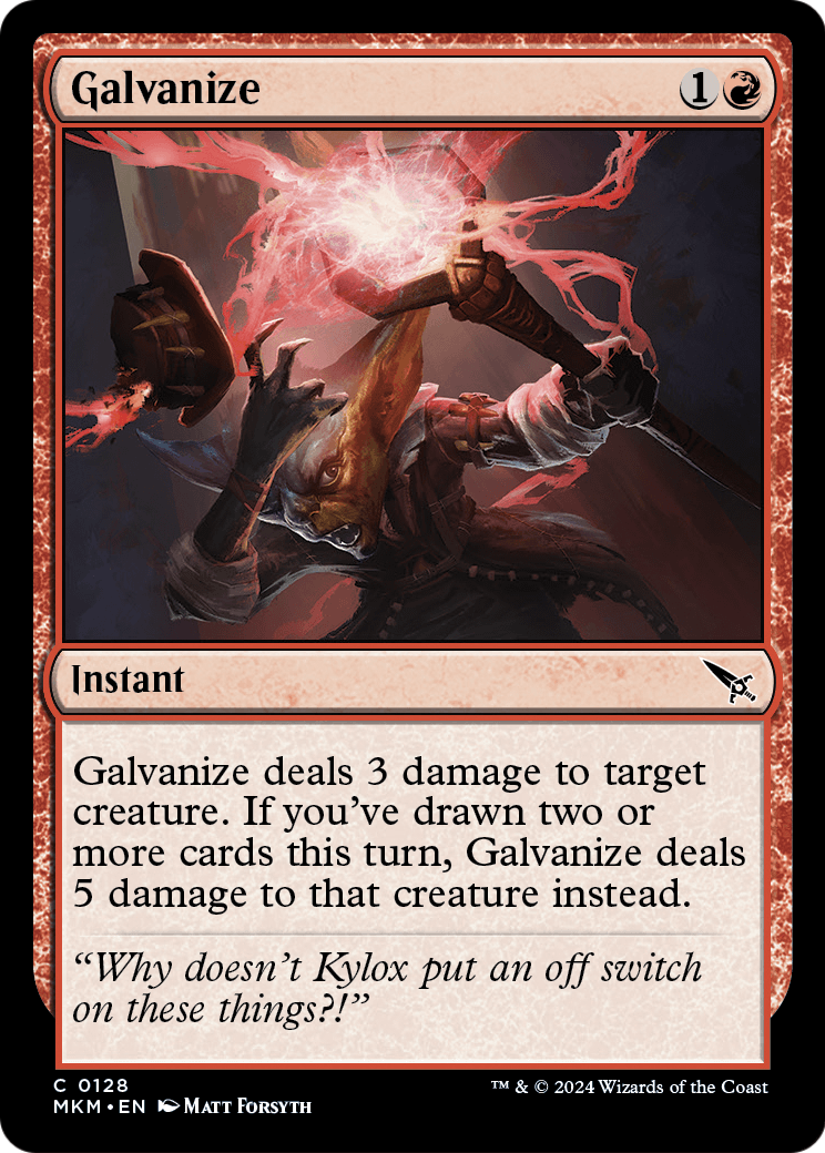 Galvanize (MKM-128) - Murders at Karlov Manor Foil