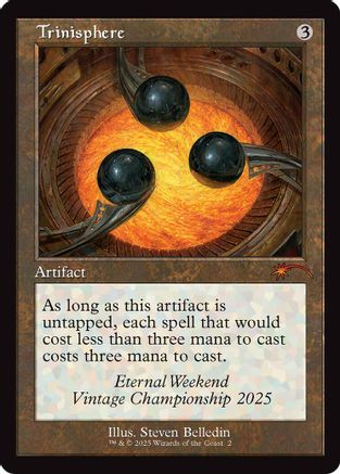 Trinisphere (Retro Frame) (Eternal Weekend 2025 Promo) (UMP-002) - Unique and Miscellaneous Promos