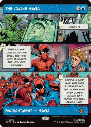 The Clone Saga (Borderless) (SPM-219) - Marvel's Spider-Man Foil