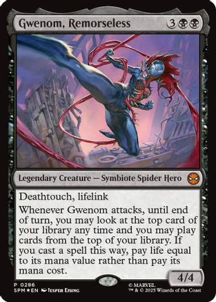 Gwenom, Remorseless (UMP-286) - Unique and Miscellaneous Promos Foil