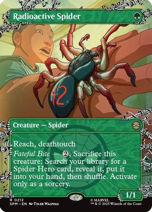 Radioactive Spider (Borderless) (SPM-212) - Marvel's Spider-Man