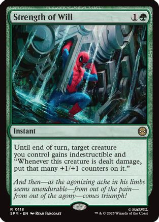 Strength of Will (SPM-118) - Marvel's Spider-Man Foil