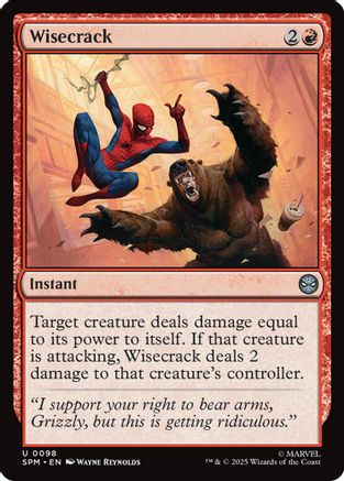 Wisecrack (SPM-098) - Marvel's Spider-Man Foil