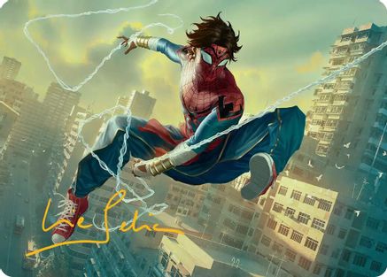 Spider-Man India Art Card (Gold-Stamped Signature) (AASPM-031) - Art Series: Marvel's Spider-Man