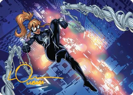 Araña, Heart of the Spider Art Card (Gold-Stamped Signature) (AASPM-037) - Art Series: Marvel's Spider-Man