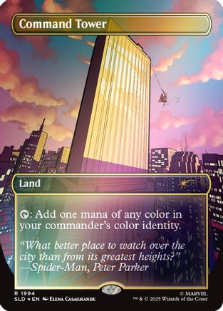 Command Tower (1994) (Rainbow Foil) (SLD-1994) - Secret Lair Drop Series Foil