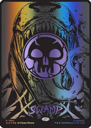 Swamp (1952) (Raised Foil) (SLD-1952) - Secret Lair Drop Series Foil