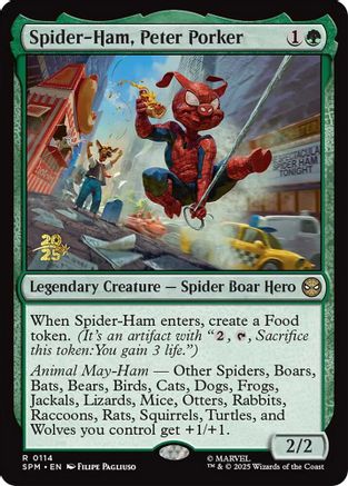 Spider-Ham, Peter Porker (PRE-114) - Prerelease Cards Foil