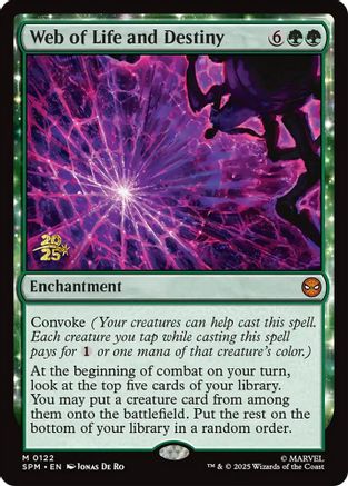 Web of Life and Destiny (PRE-122) - Prerelease Cards Foil