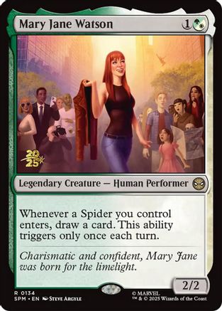 Mary Jane Watson (PRE-134) - Prerelease Cards Foil