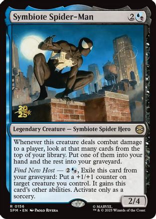 Symbiote Spider-Man (PRE-156) - Prerelease Cards Foil
