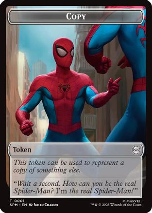 Copy // Human Citizen Double-Sided Token (SPM-1 // 4) - Marvel's Spider-Man Foil