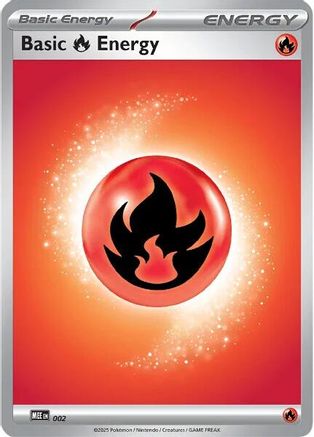 Basic Fire Energy 002 MEE Mega Evolution Energies - Common