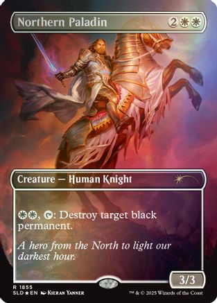Northern Paladin (Rainbow Foil) (SLD-1855) - Secret Lair Drop Series Foil