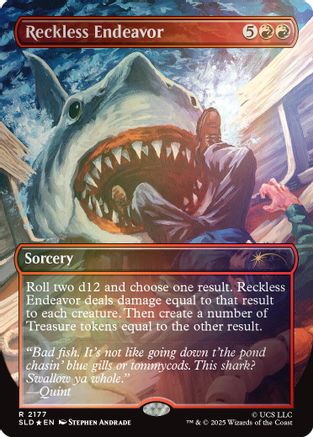 Reckless Endeavor (Rainbow Foil) (SLD-2177) - Secret Lair Drop Series Foil