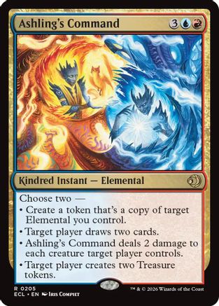 Ashling's Command (ECL-205) - Lorwyn Eclipsed Foil