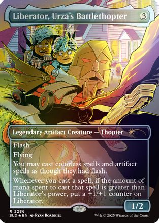Liberator, Urza's Battlethopter (Rainbow Foil) (SLD-2286) - Secret Lair Drop Series Foil