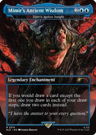 Mimir's Ancient Wisdom - Teferi's Ageless Insight (SLD-2214) - Secret Lair Drop Series