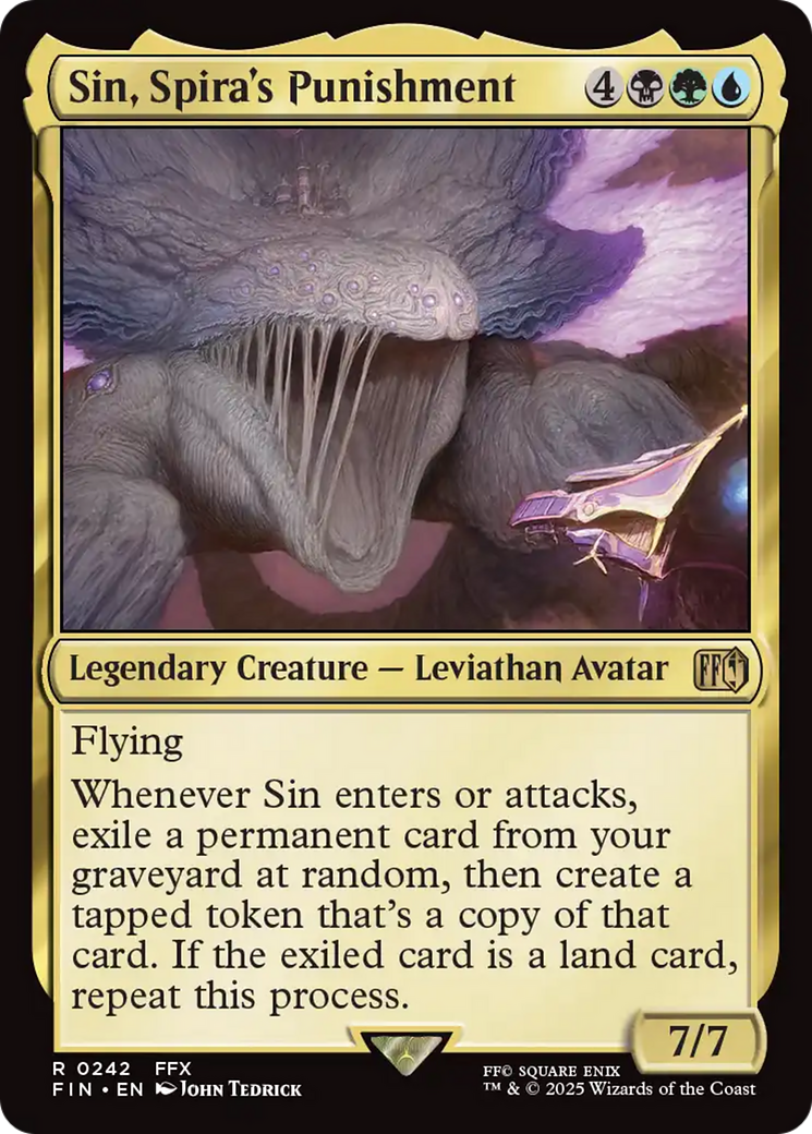 Sin, Spira's Punishment (FIN-242) - FINAL FANTASY Foil