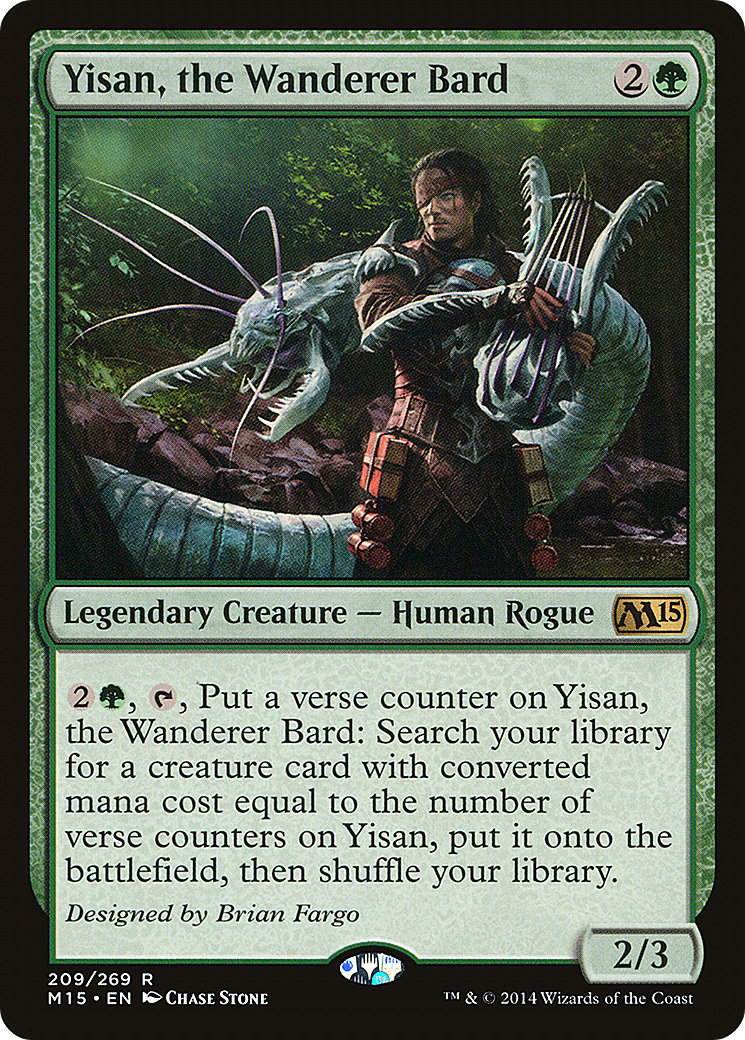 Yisan, the Wanderer Bard (M15-209) - Magic 2015 Foil