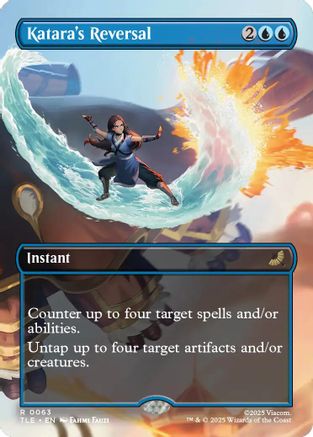 Katara's Reversal (Borderless) (TLE-063) - Avatar: The Last Airbender: Eternal-Legal