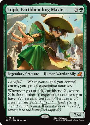 Toph, Earthbending Master (TLE-145) - Avatar: The Last Airbender: Eternal-Legal
