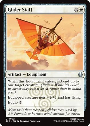 Glider Staff (TLA-022) - Avatar: The Last Airbender Foil
