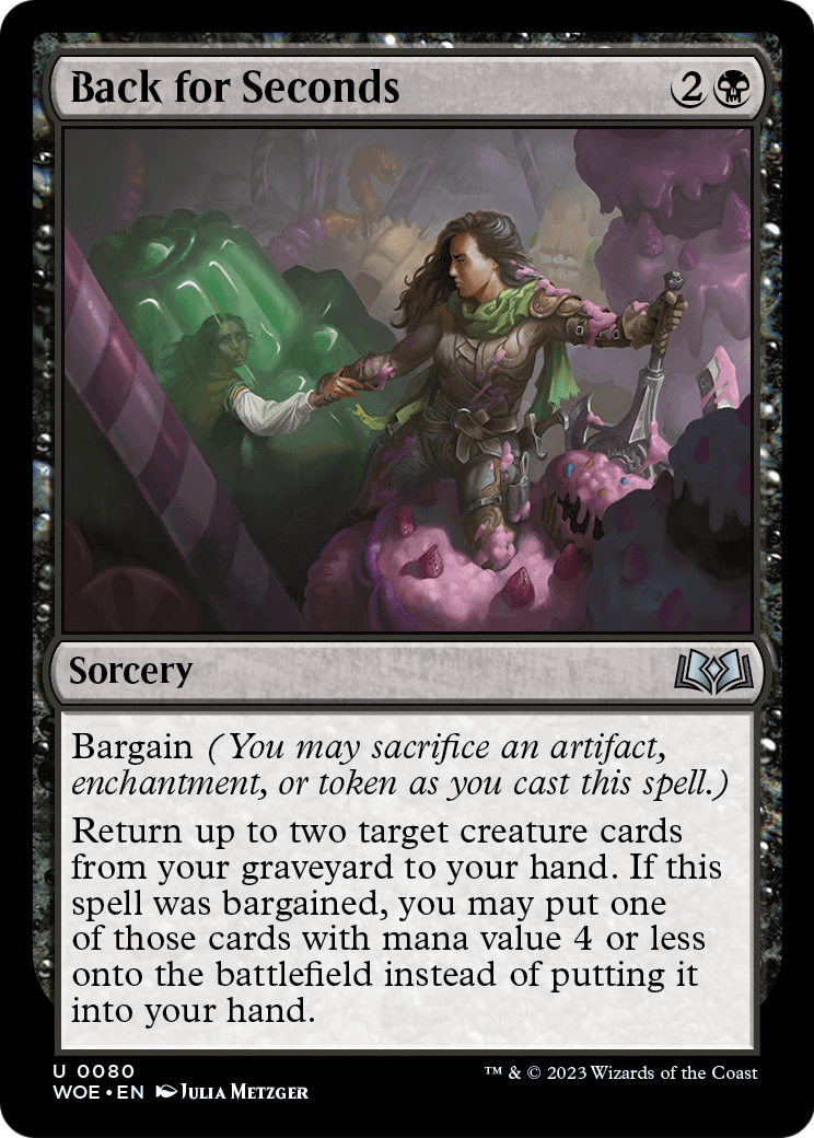 Back for Seconds (WOE-080) - Wilds of Eldraine Foil