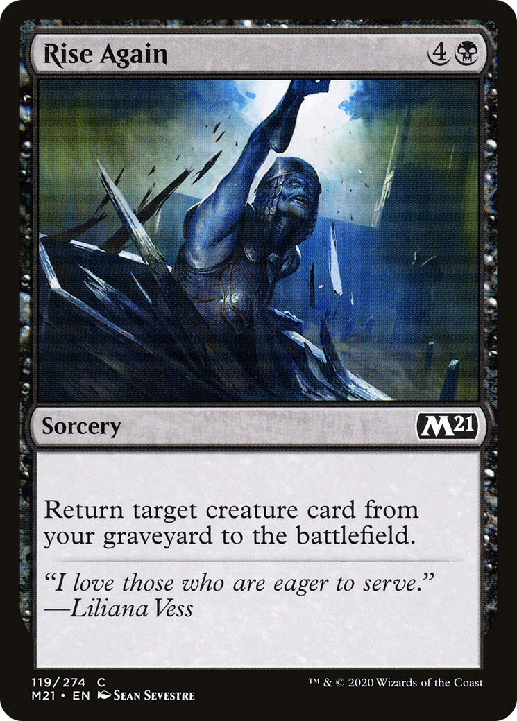 Rise Again (M21-119) - Core Set 2021 Foil