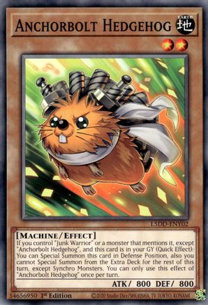 Anchorbolt Hedgehog (L5DD-ENY02) - Legendary 5D's Decks 1st Edition