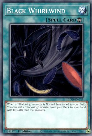 Black Whirlwind (L5DD-ENC19) - Legendary 5D's Decks 1st Edition