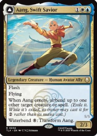 Aang, Swift Savior (TLA-204) - Avatar: The Last Airbender Foil
