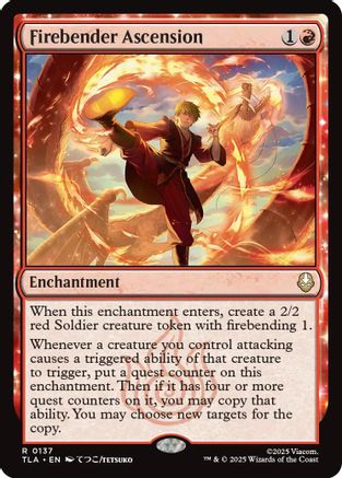 Firebender Ascension (TLA-137) - Avatar: The Last Airbender Foil