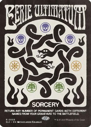 Eerie Ultimatum (SLC-005) - Secret Lair Countdown Kit
