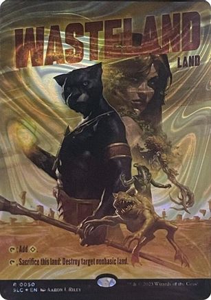 Wasteland (Halo Foil) (SLC-050) - Secret Lair Countdown Kit Foil