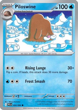 Piloswine 024 ME02 Phantasmal Flames - Common