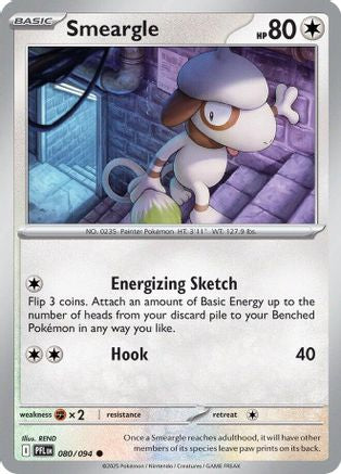 Smeargle 080 - Reverse Holofoil ME02 Phantasmal Flames - Common