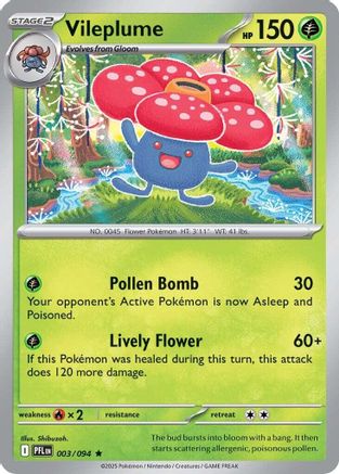 Vileplume 003 ME02 Phantasmal Flames - Rare