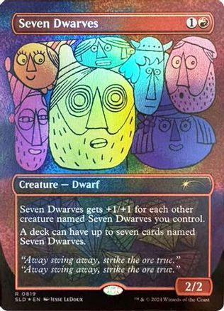 Seven Dwarves (0819) (SLD-819) - Secret Lair Drop Series Foil