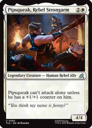 Pipsqueak, Rebel Strongarm (TLE-082) - Avatar: The Last Airbender: Eternal-Legal Foil