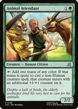 Animal Attendant (TLE-128) - Avatar: The Last Airbender: Eternal-Legal Foil