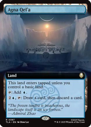 Agna Qel'a (Extended Art) (TLA-387) - Avatar: The Last Airbender Foil