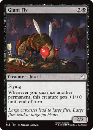 Giant Fly (TLE-107) - Avatar: The Last Airbender: Eternal-Legal Foil