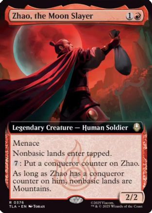 Zhao, the Moon Slayer (Extended Art) (TLA-376) - Avatar: The Last Airbender