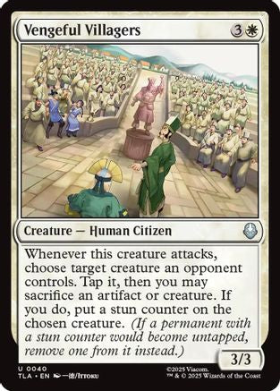 Vengeful Villagers (TLA-040) - Avatar: The Last Airbender Foil