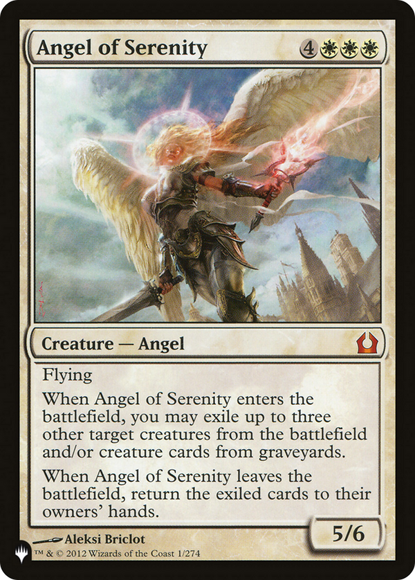 Angel of Serenity (RTR) (LIST-001) - The List Foil