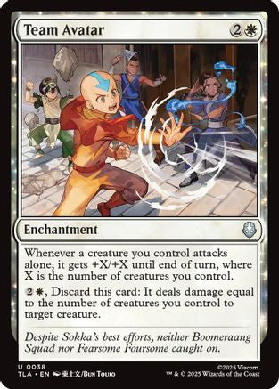Team Avatar (TLA-038) - Avatar: The Last Airbender Foil